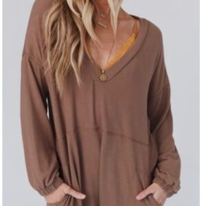 Three bird nest size large harem jumpsuit.